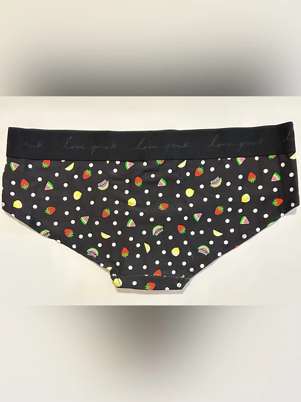 NWT Victorias Secret Hipster Panties Fruit Design Size L